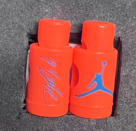 Nike VI 6 Lace Lock Orange Base Blue Flight Man image 2