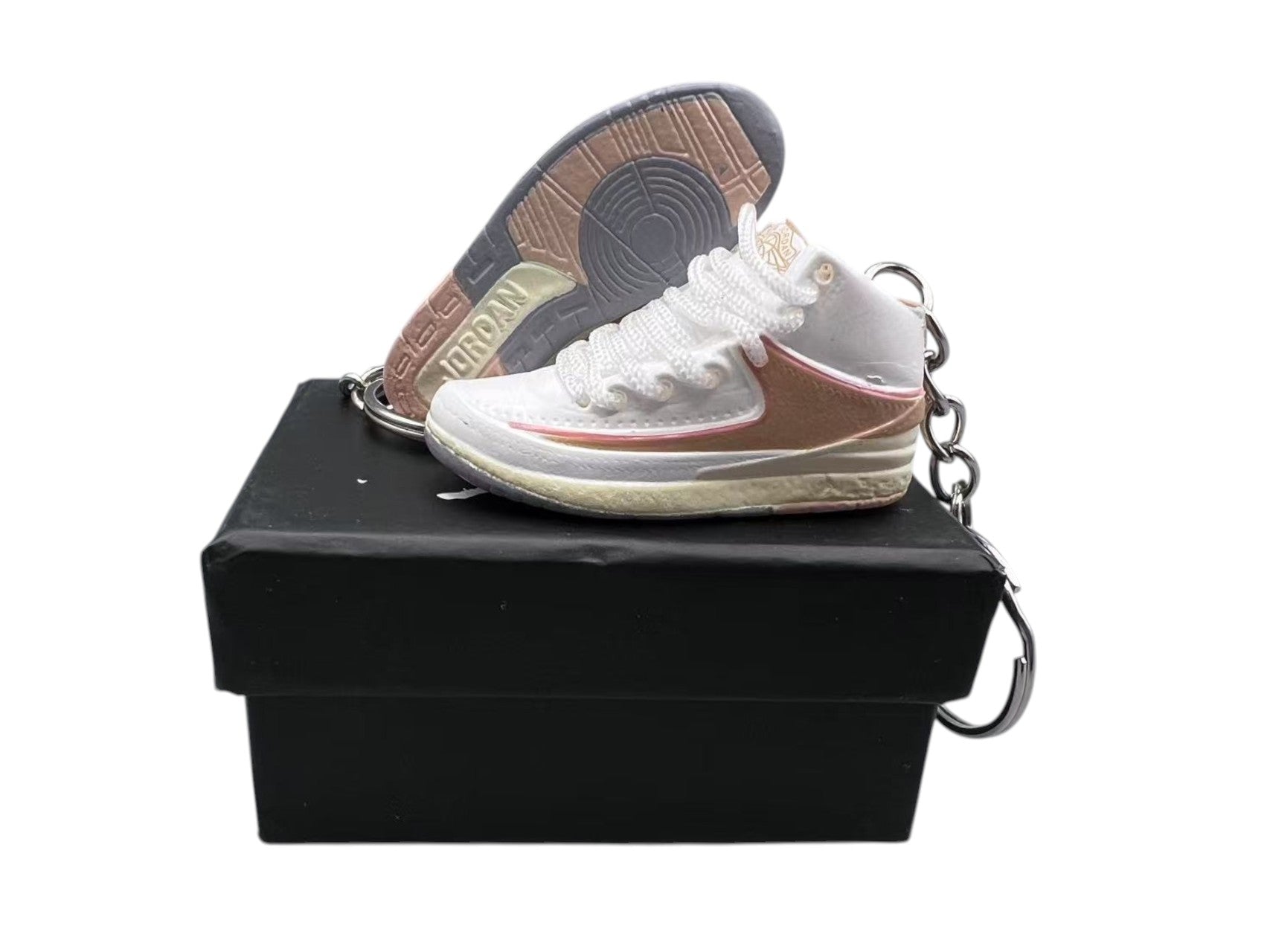 【Craft Sunset Haze】Air Jordan 2 Shoe Keychain image 0