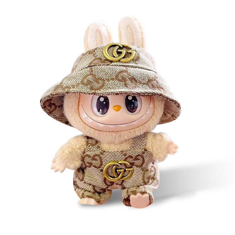 Brown Overall Outfit for Labubu image 1