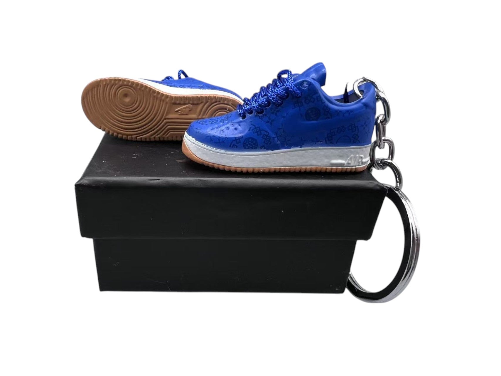 【Clot Royal Silk】Air Force 1 Shoe Keychain image 0
