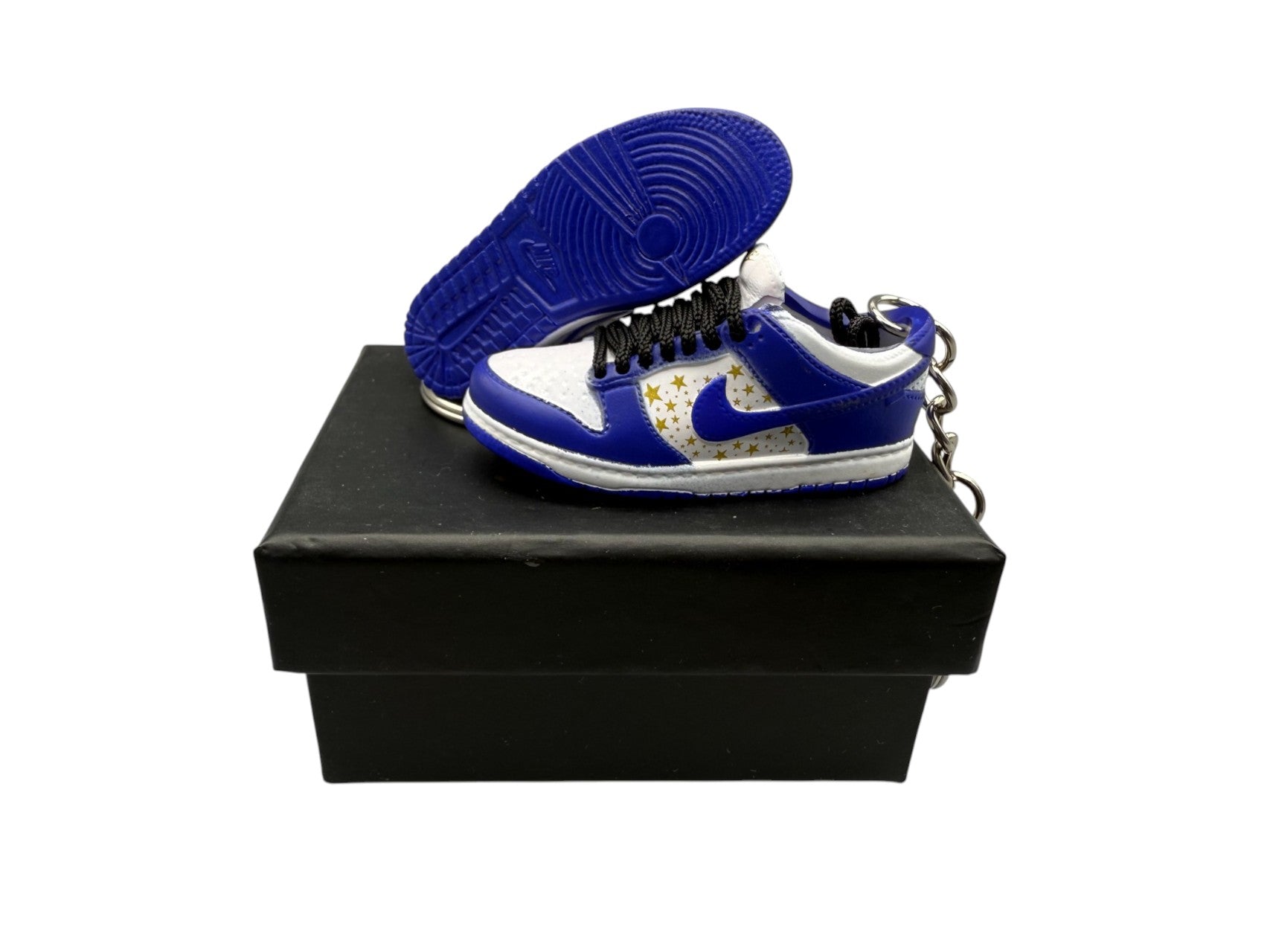 【Supreme Stars Blue】SB Dunk Shoe Keychain image 0