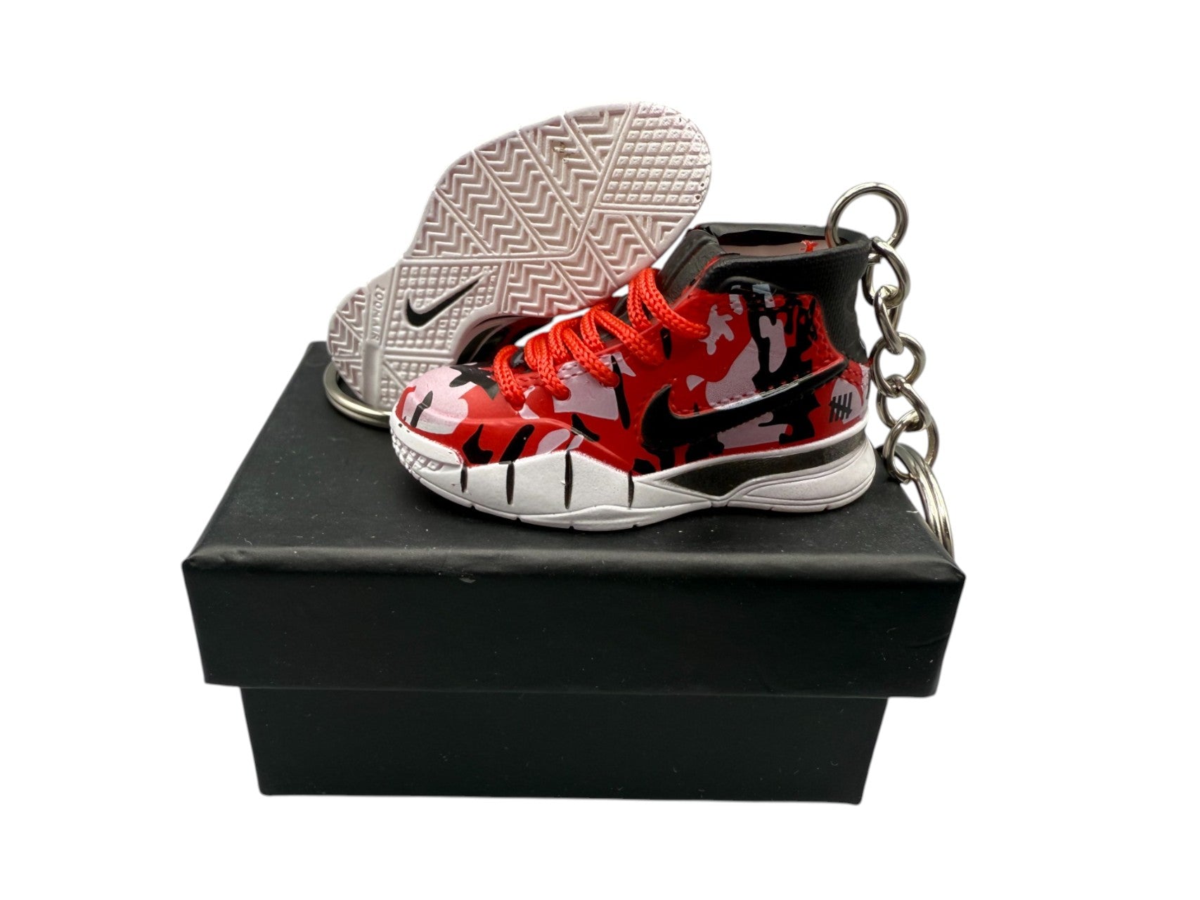 【Undefeated Red Camo (Santa Monica)】Kobe 1 Protro Sneaker Keychain image 0