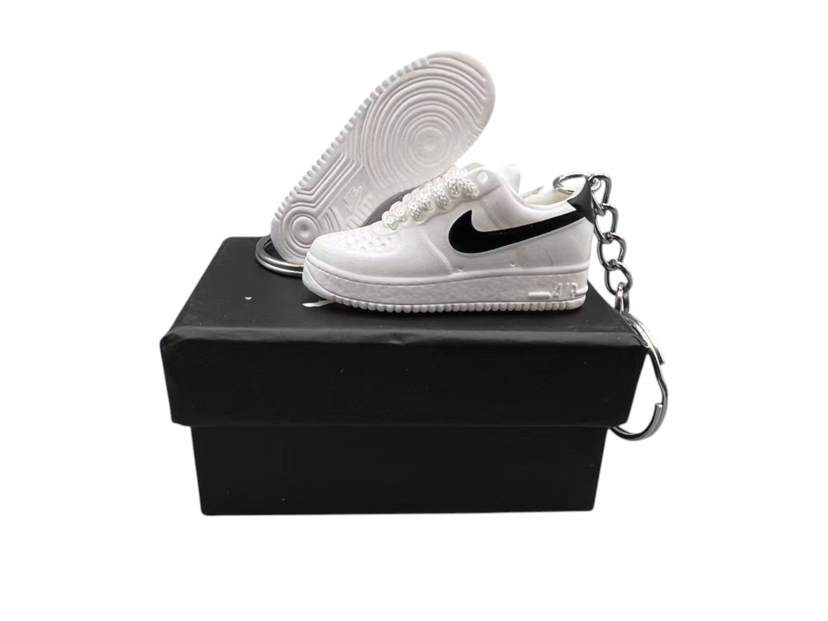 【'07 White】Air Force 1 Shoe Keychain image 0