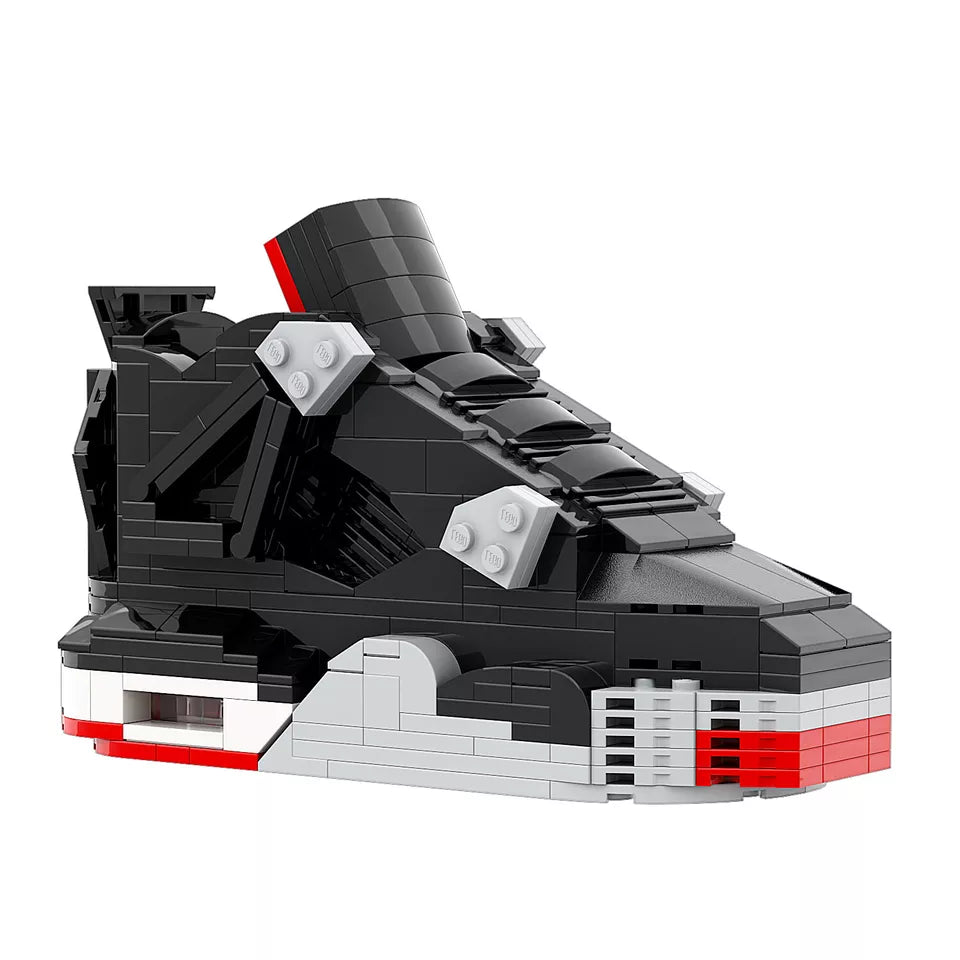 【Bred】Air Jordan 4 Bricks/Building Blocks/None Lego But Compatible image 3