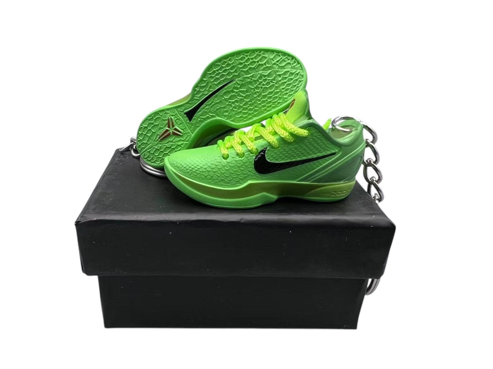 【Grinch】Kobe 6 Protro Sneaker Keychain image 0