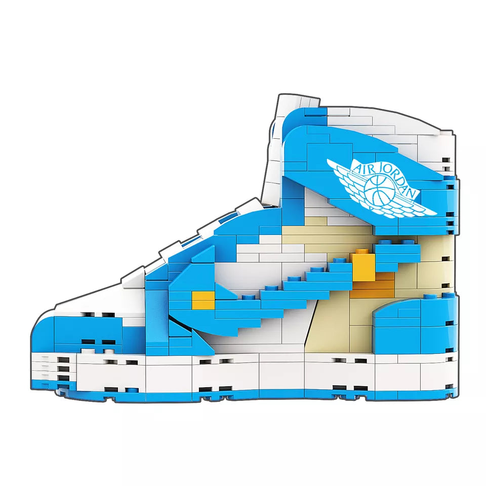 【Off-White UNC】Jordan 1 Bricks/Building Blocks/None Lego But Compatible image 0