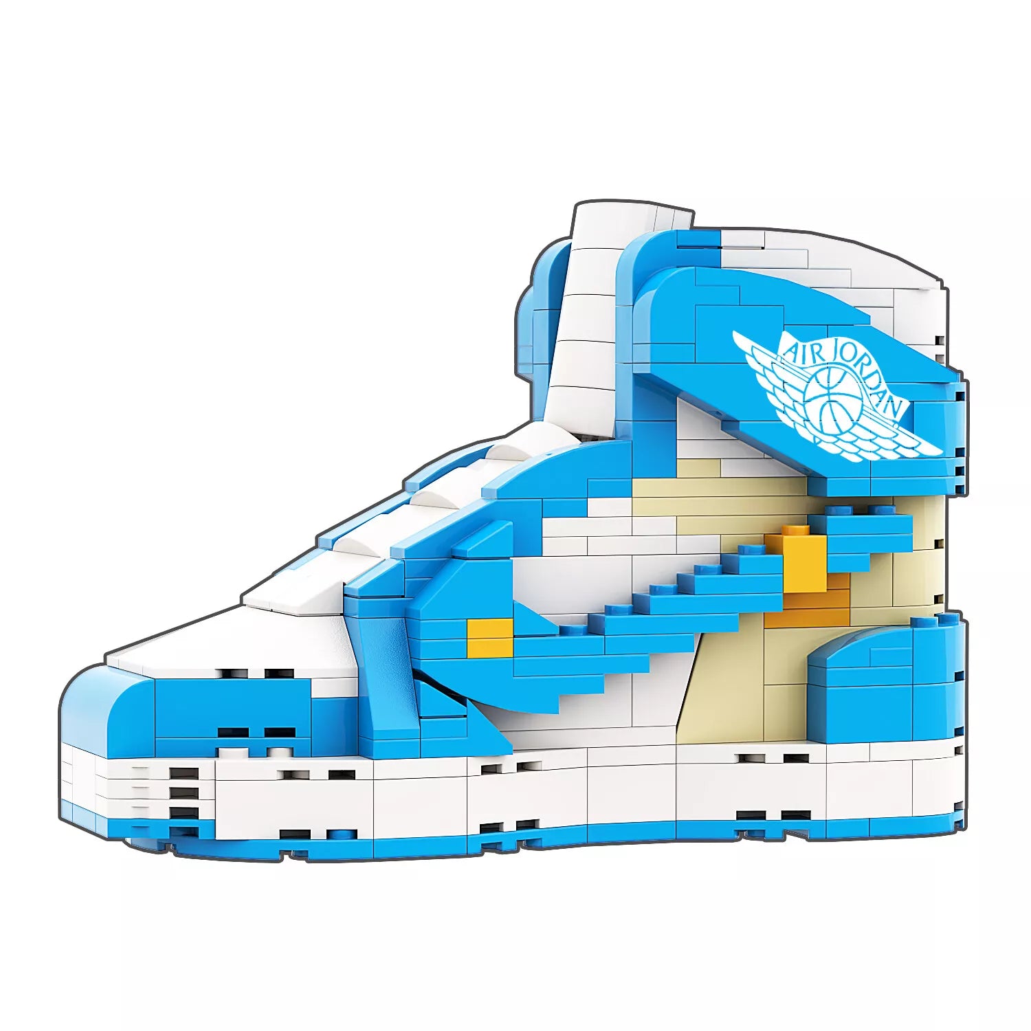 【Off-White UNC】Jordan 1 Bricks/Building Blocks/None Lego But Compatible image 1