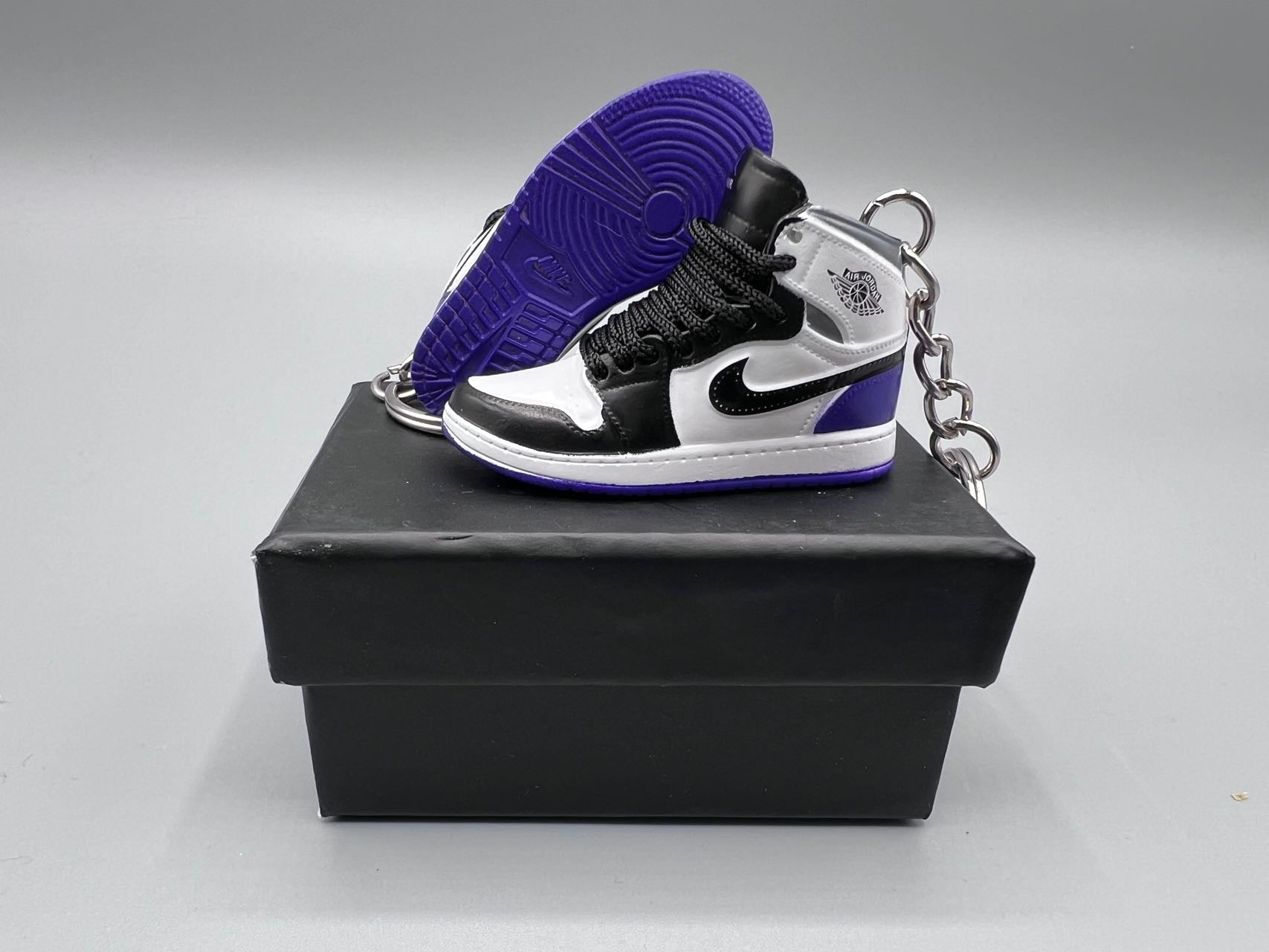 1:6 Scale Mini Sneaker – Doll Wear or Keychain - "Varsity Purple"