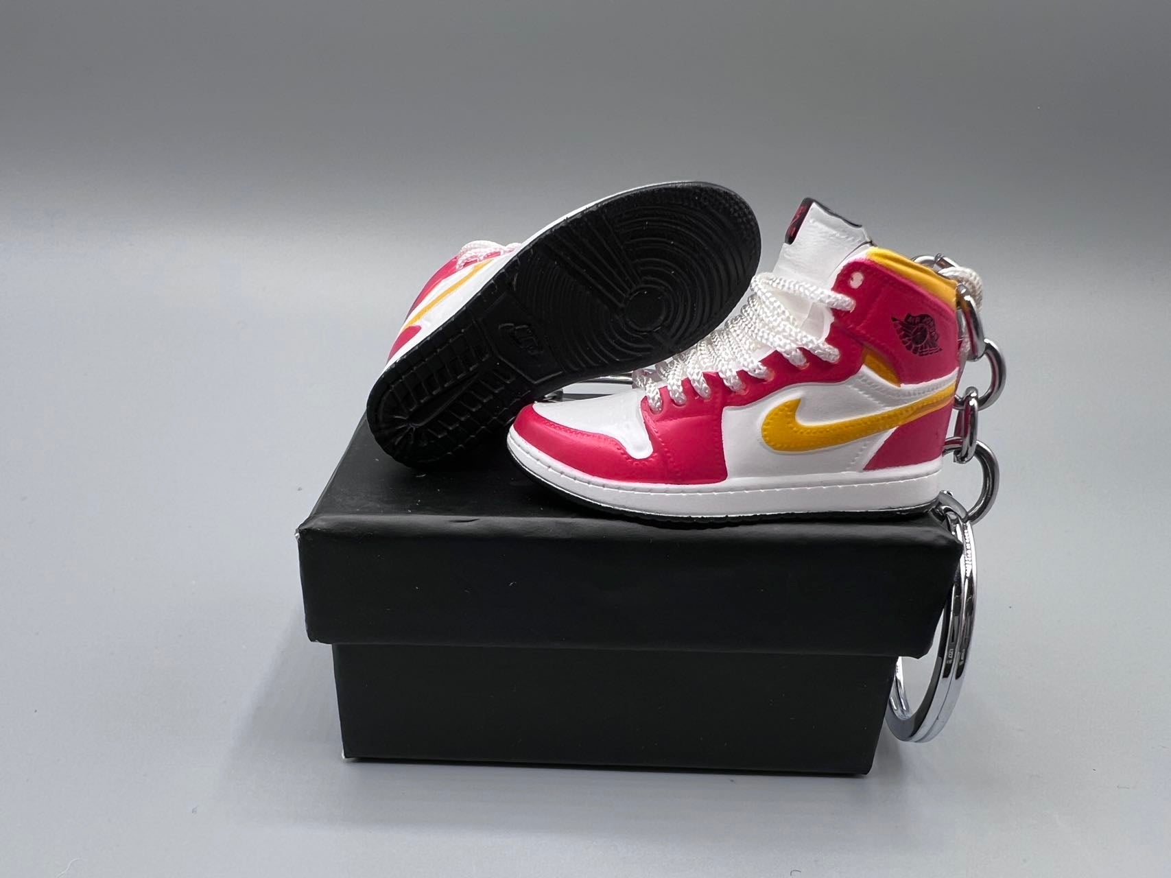1:6 Scale Mini Sneaker – Doll Wear or Keychain - "Light Fusion Red"