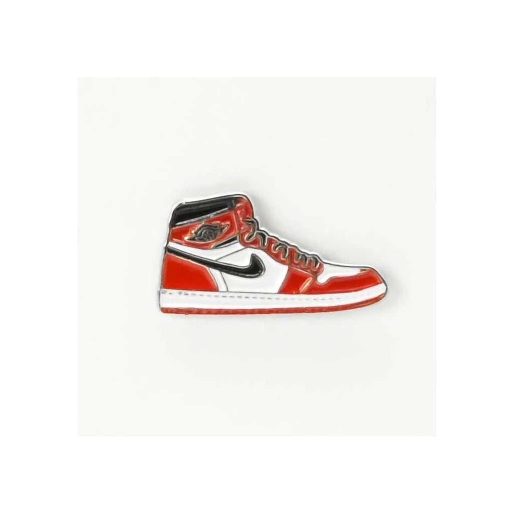 Air Jordan 1 Chicago Red & White Sneaker Enamel Pin