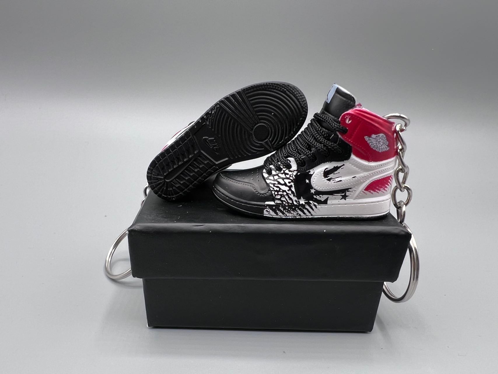 1:6 Scale Mini Sneaker – Doll Wear or Keychain - " Dave Dark Wings for the Future"