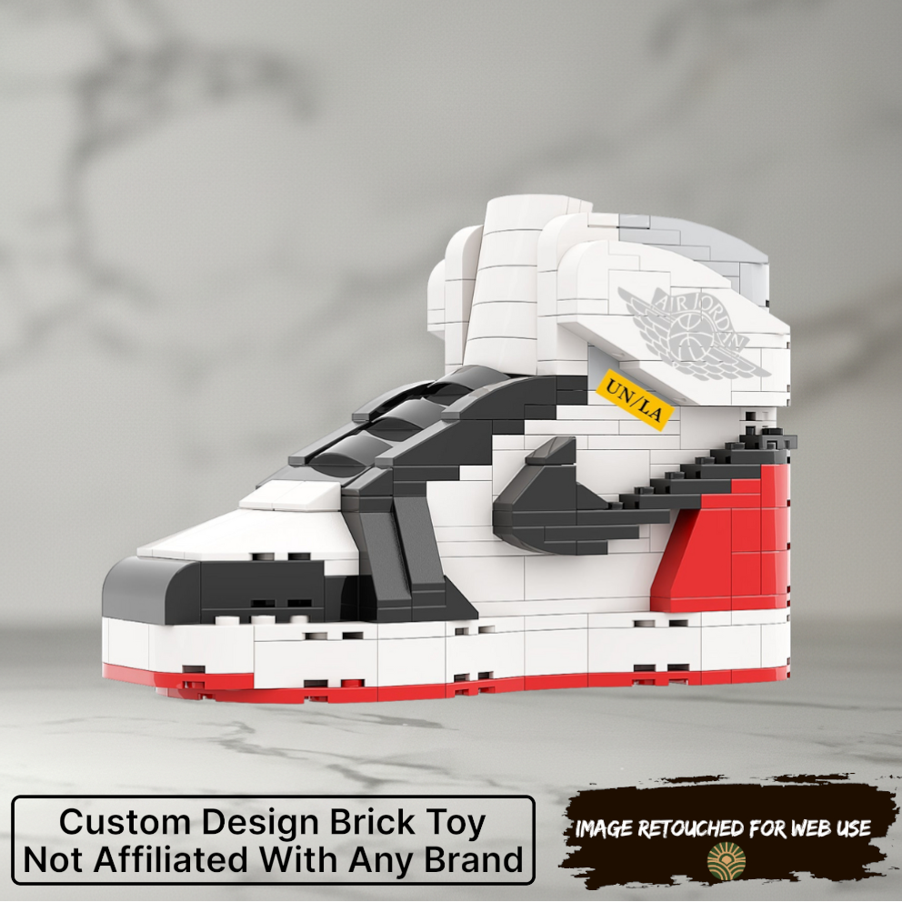 Artist Edition: AJ1 Union Black Toe Sneaker Bricks