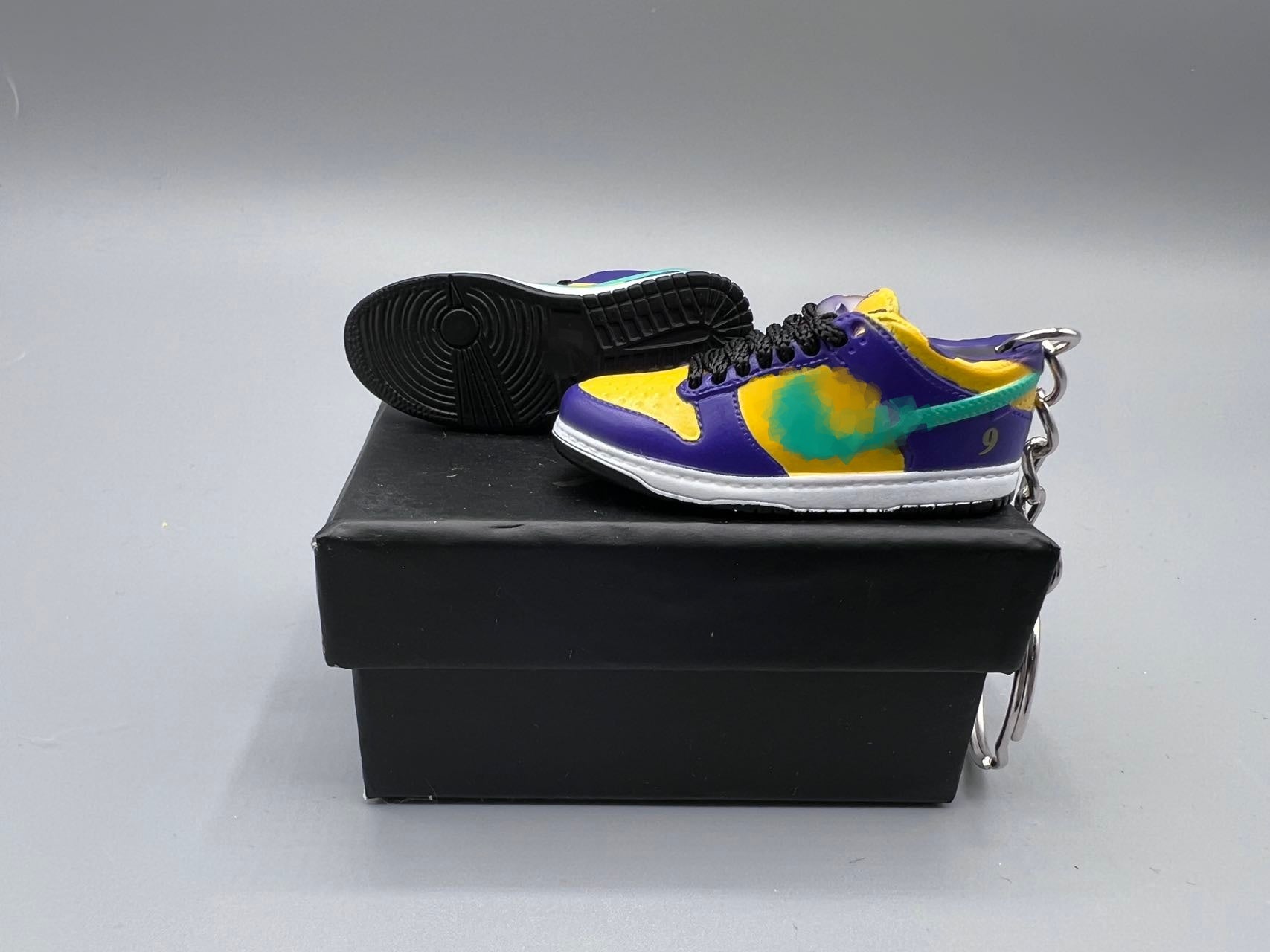 1:6 Scale Mini Sneaker – "Victory Purple & Gold"