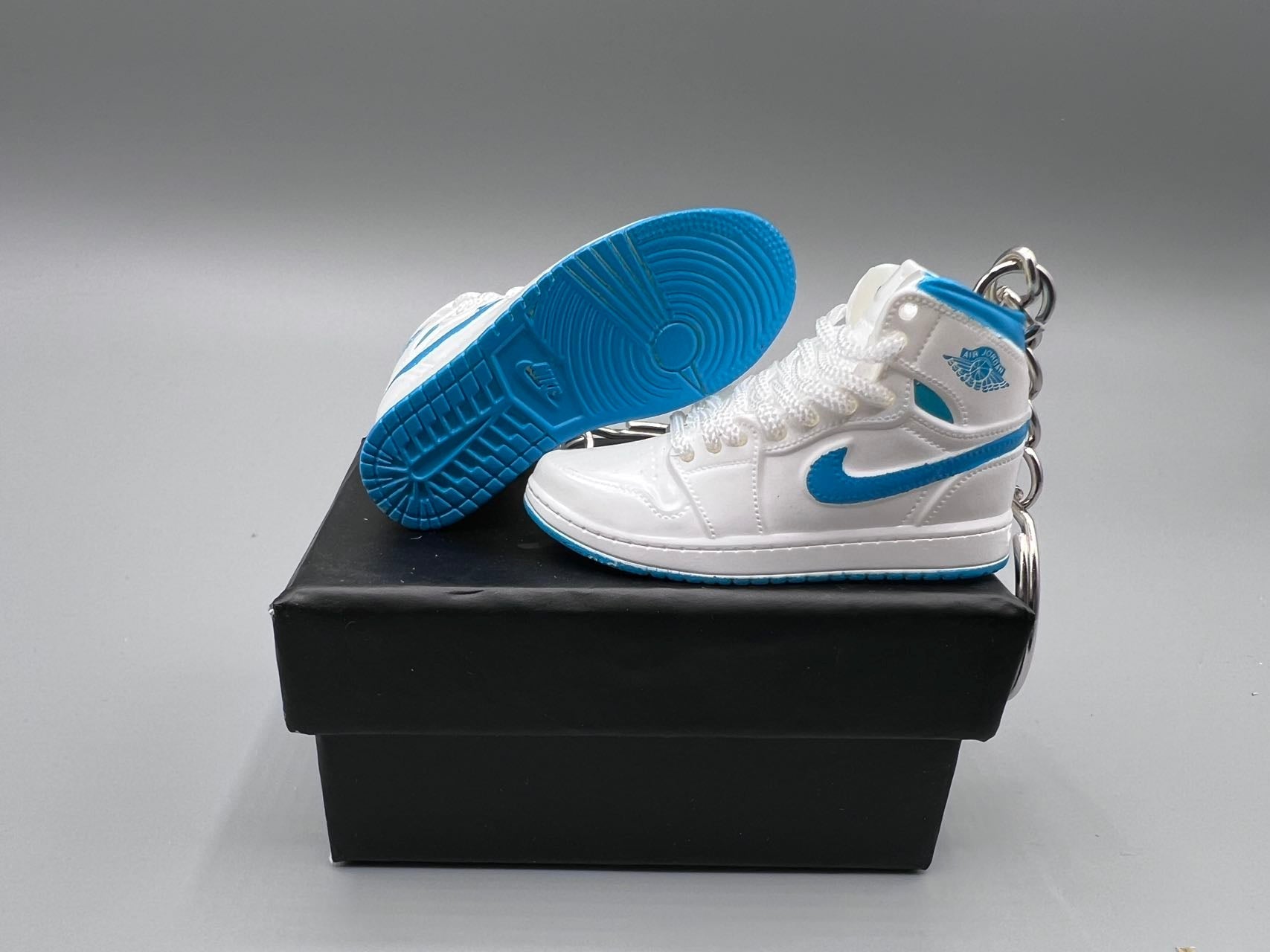 1:6 Scale Mini Sneaker – Doll Wear or Keychain - "Industrial Blue"