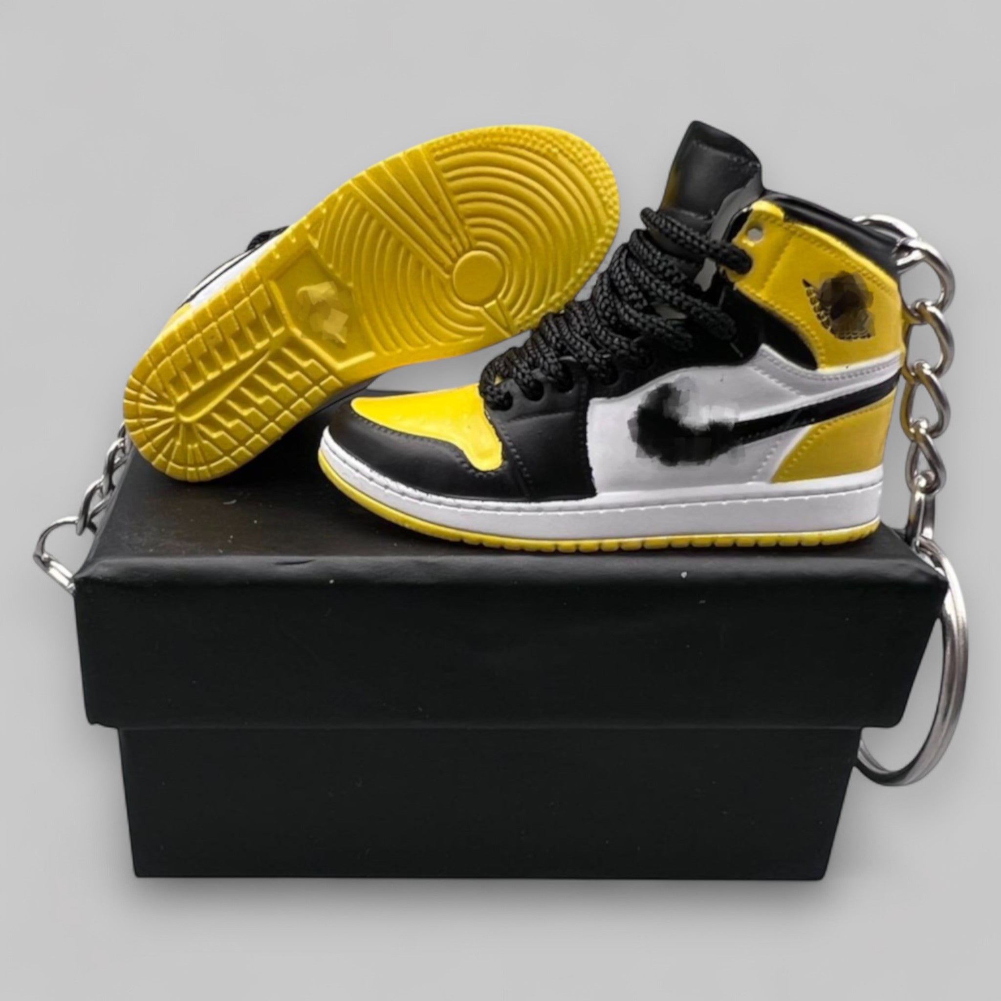 1:6 Scale Mini Sneaker – Doll Wear or Keychain - "Taxi"