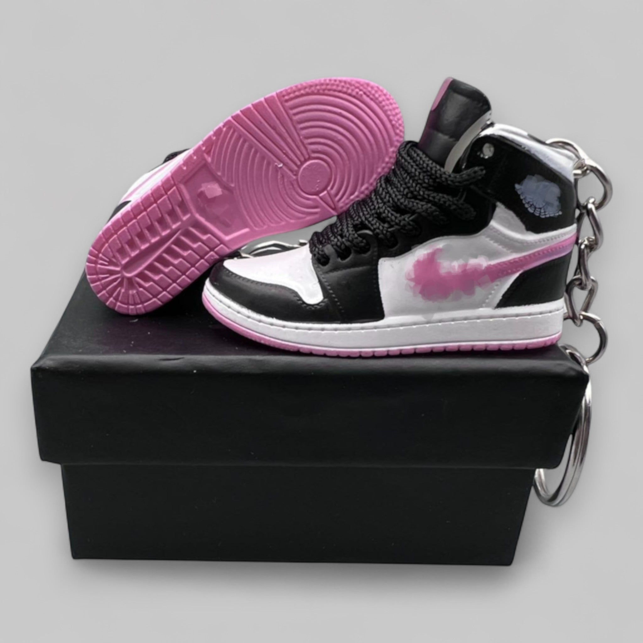 1:6 Scale Mini Sneaker – Doll Wear or Keychain - "White Light Arctic"