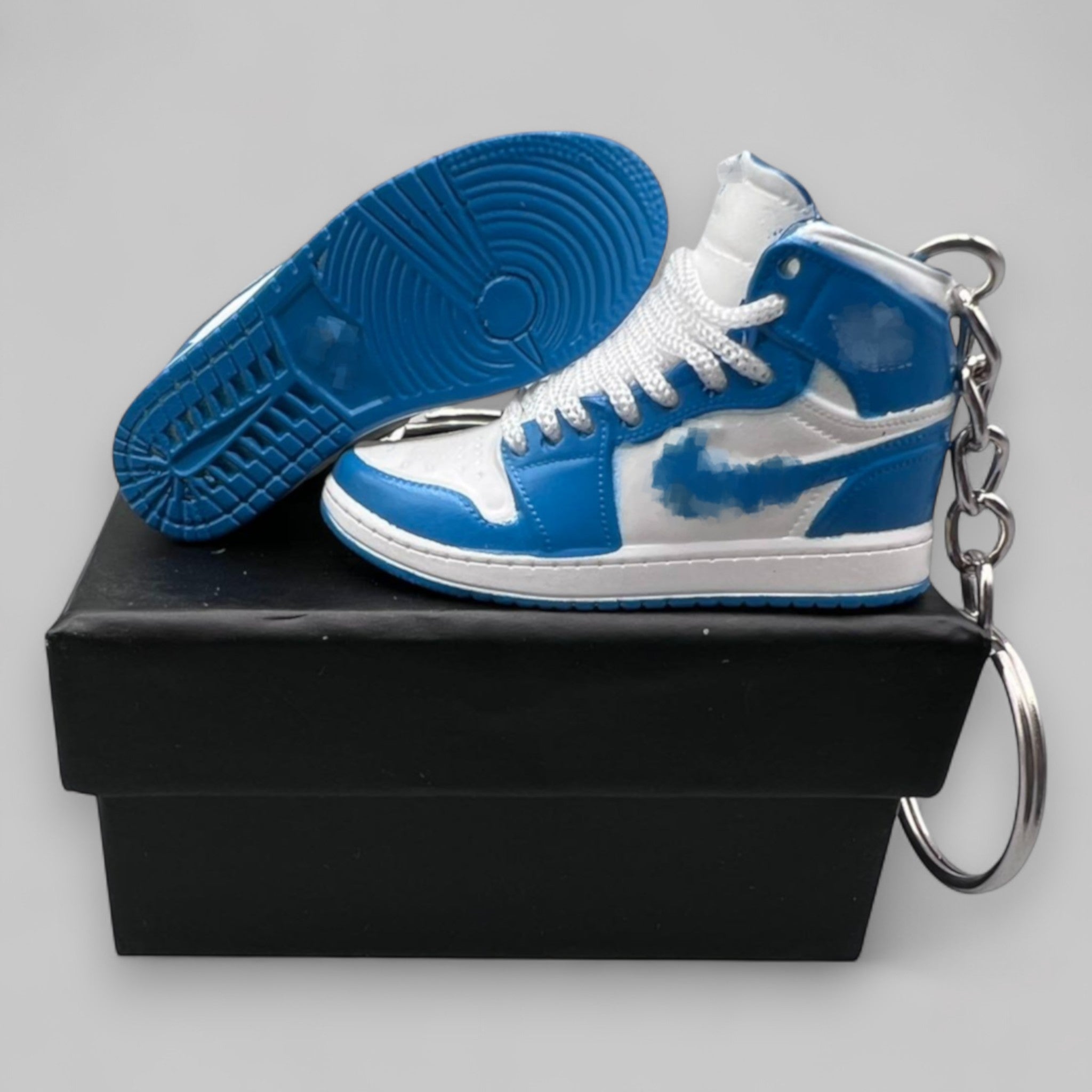 1:6 Scale Mini Sneaker – Doll Wear or Keychain - "UNC"