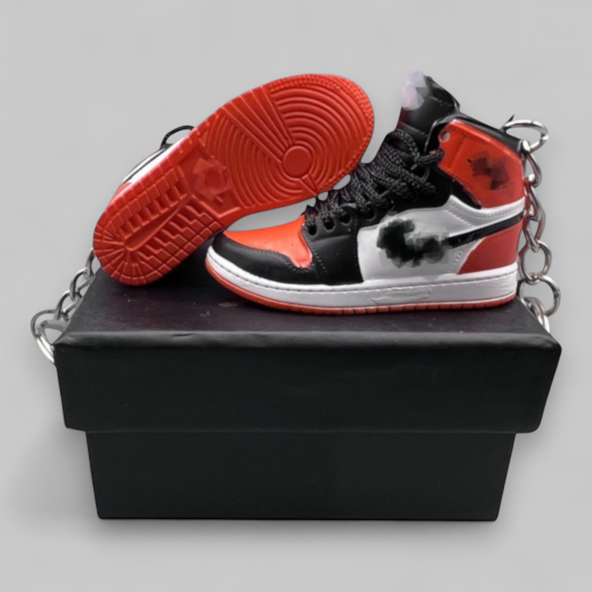 1:6 Scale Mini Sneaker – Doll Wear or Keychain - "Shattered  Backboard"