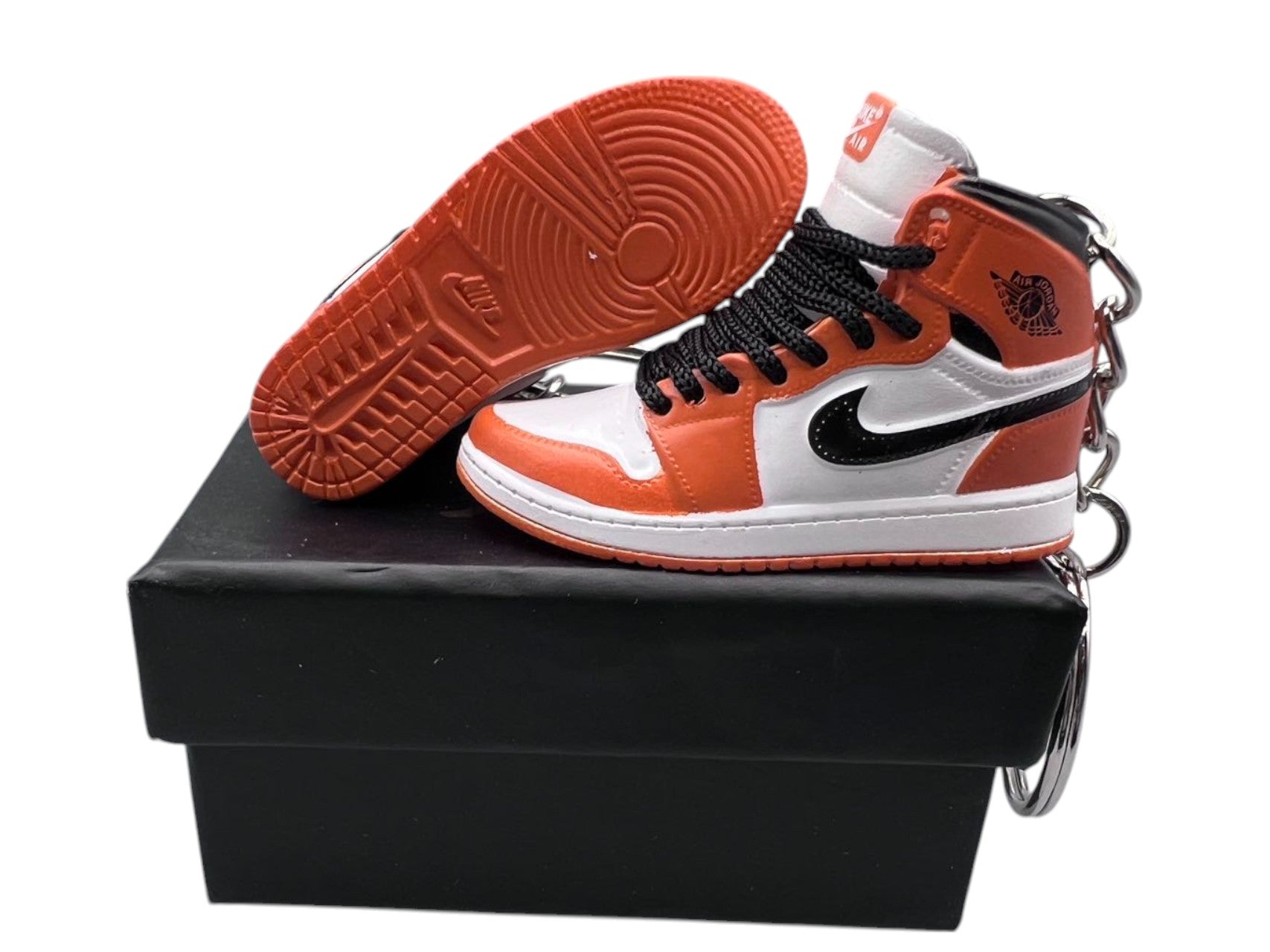 "Reverse Shattered Backboard" AJ1 3D Mini Sneakers-1/6 Scaled Shoes/ Keychains.