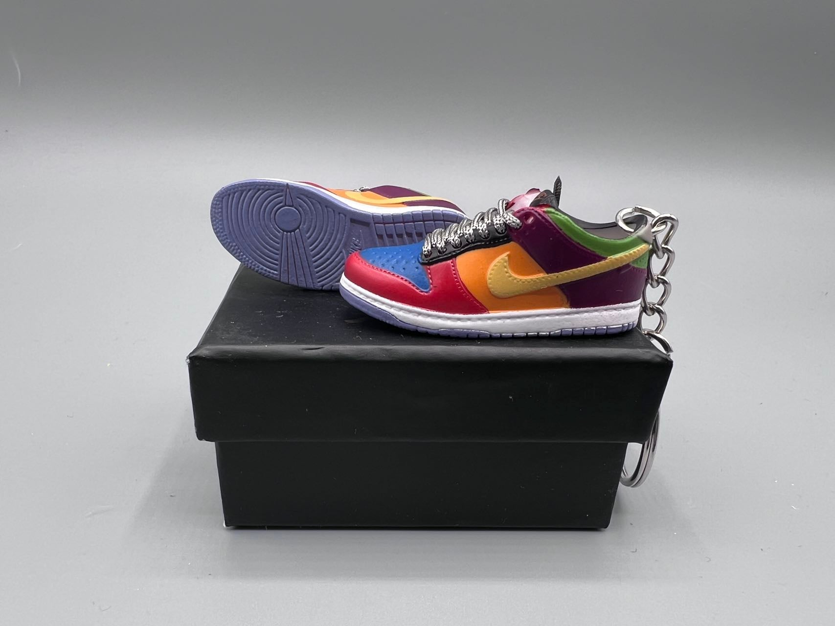 1:6 Scale Mini Sneaker – "Multi-Color Patchwork"