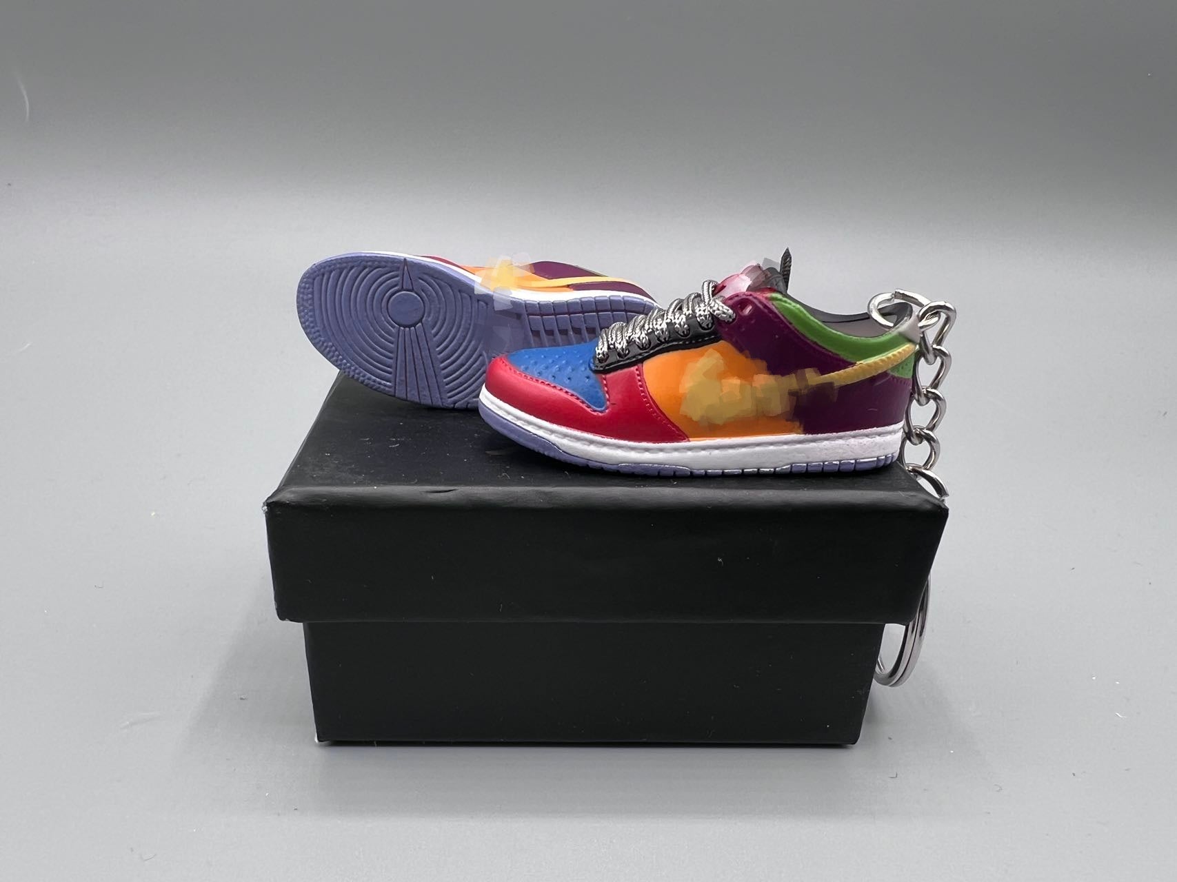 1:6 Scale Mini Sneaker – "Multi-Color Patchwork"