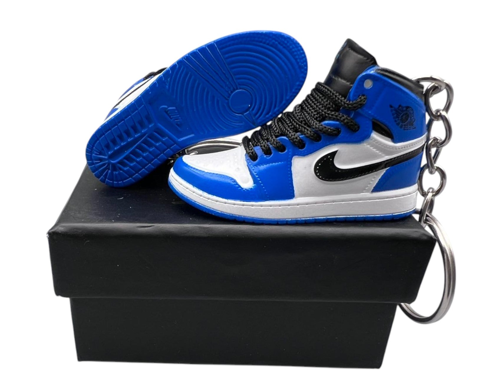 "Game Royal" AJ1 3D Mini Sneakers-1/6 Scaled Shoes/ Keychains.