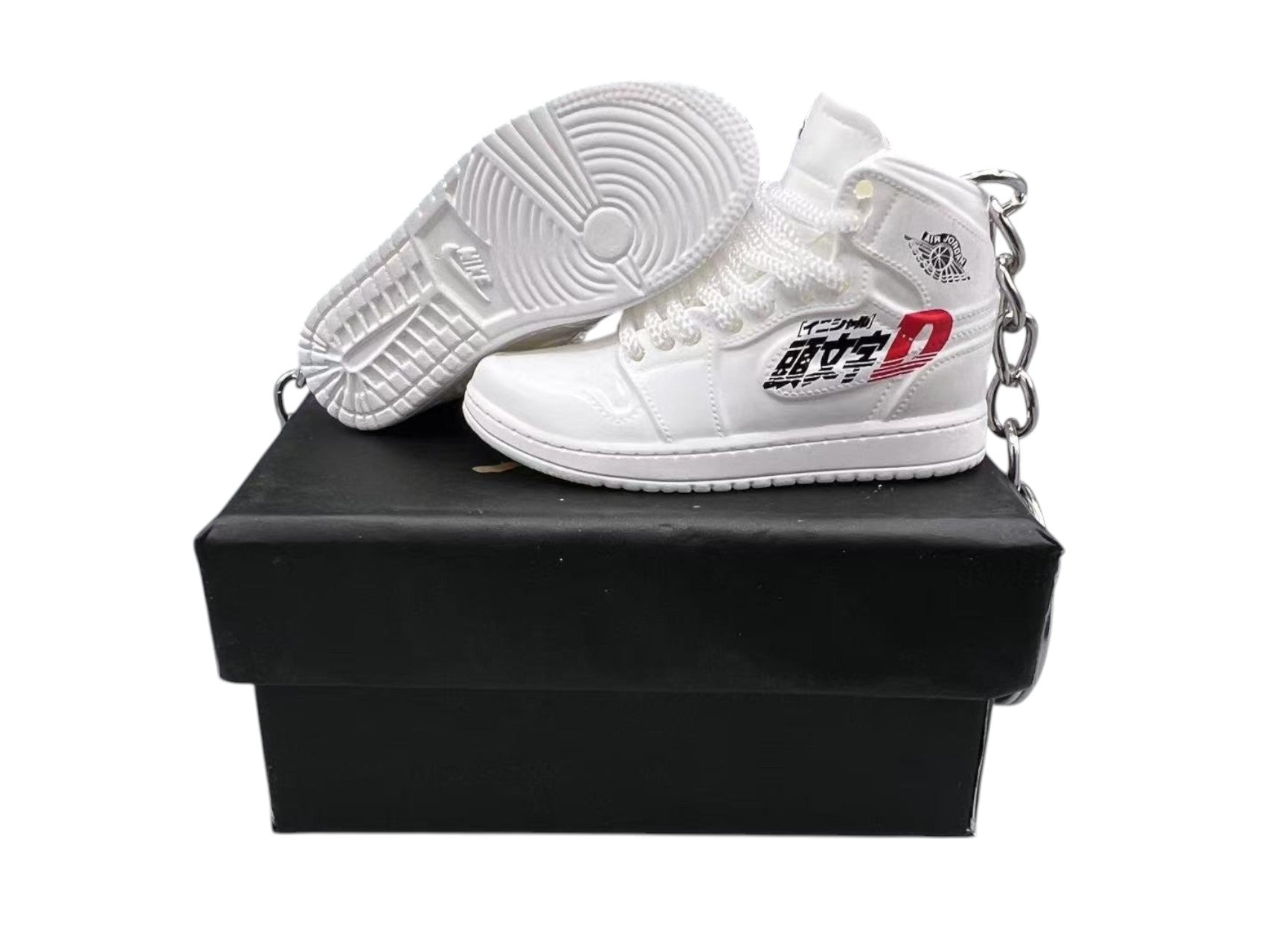 "Initial D" AJ1 3D Mini Sneakers-1/6 Scaled Shoes/ Keychains.