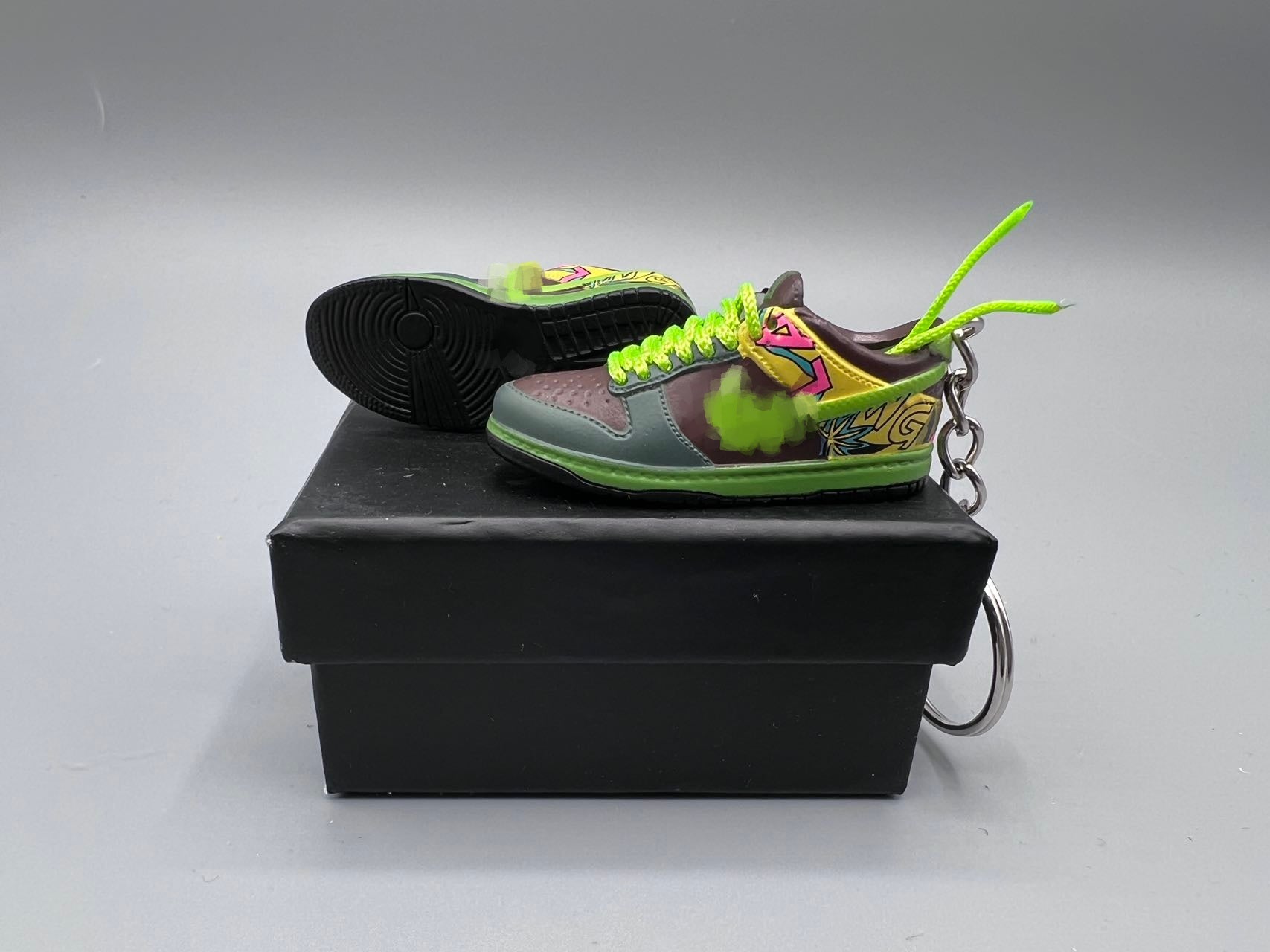 1:6 Scale Mini Sneaker – "Neon Graffiti Pop"