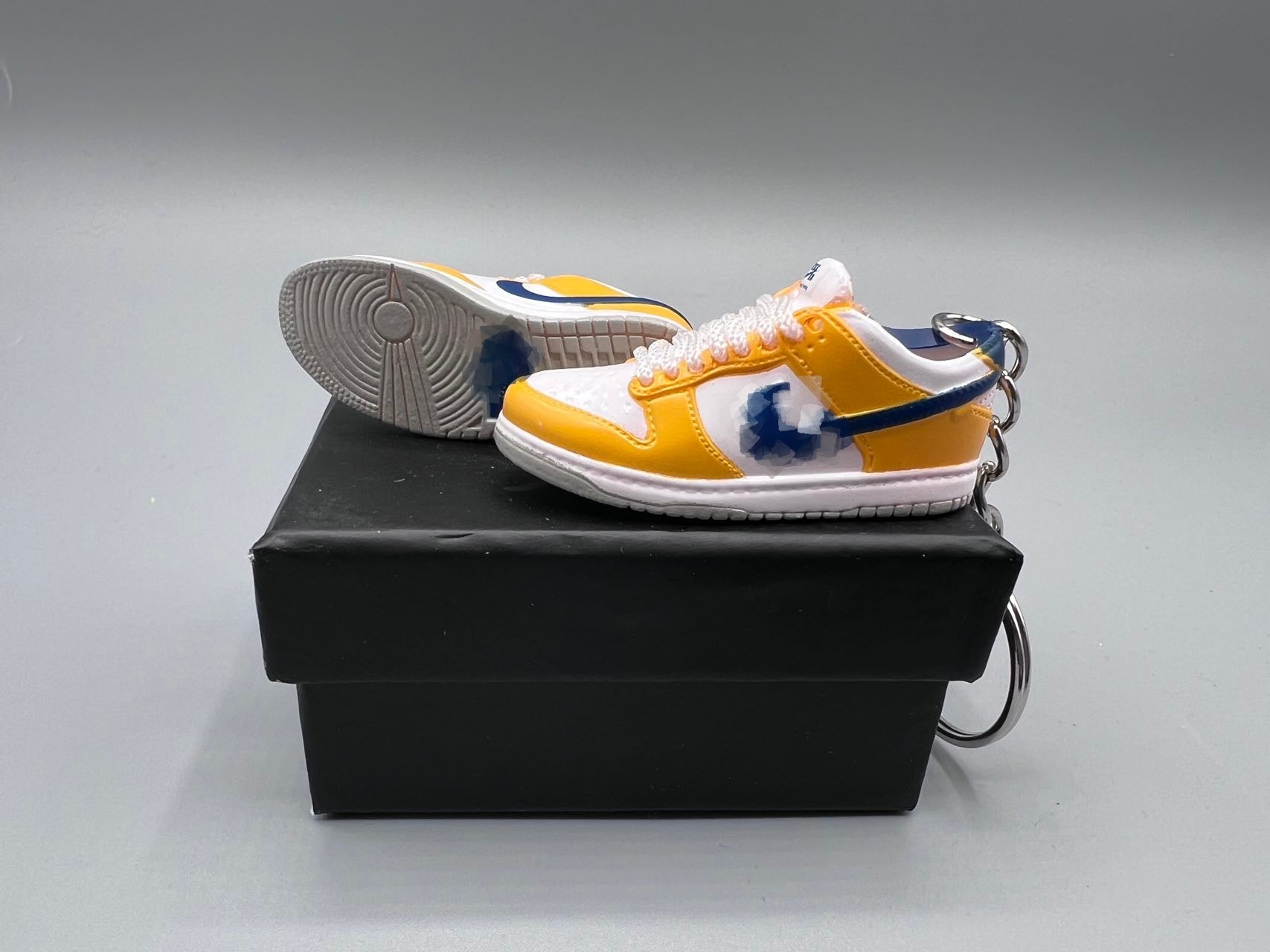 1:6 Scale Mini Sneaker – "Yellow/Blue/Laser Orange"