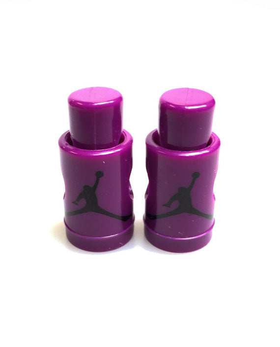 Replacement Jordan Lace Locks (Purple/Black)