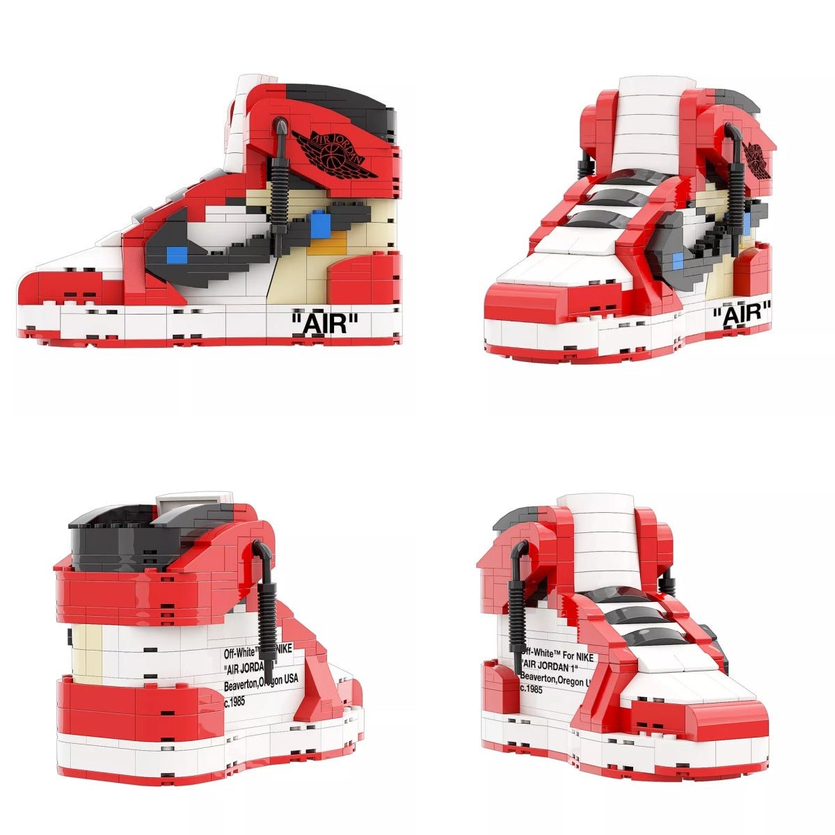 【Off-White x Chicago】AJ1 Bricks/Building Blocks/None Lego But Compatible image 6
