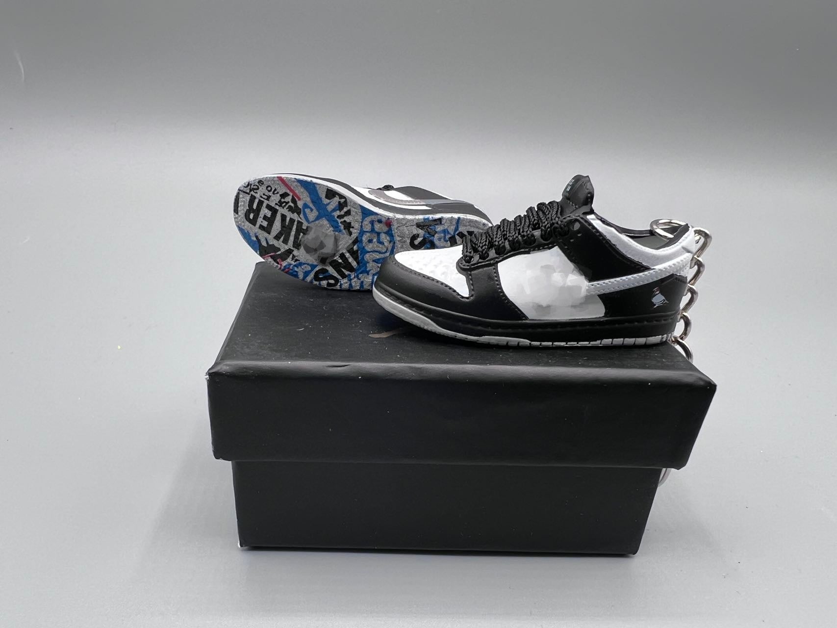 1:6 Scale Mini Sneaker – “Black/White Gum Street Edition"