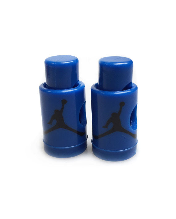Replacement Jordan Lace Locks (Royal Blue/Black)