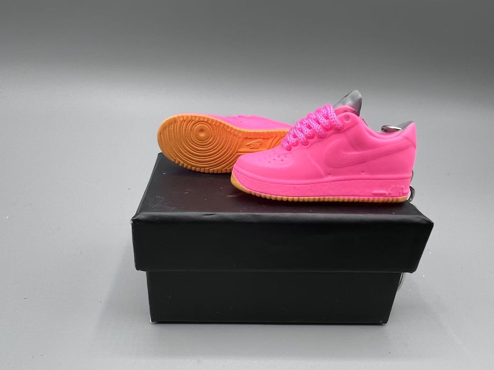 1:6 Scale Mini Sneaker – Doll Wear or Keychain - "Racer Pink"