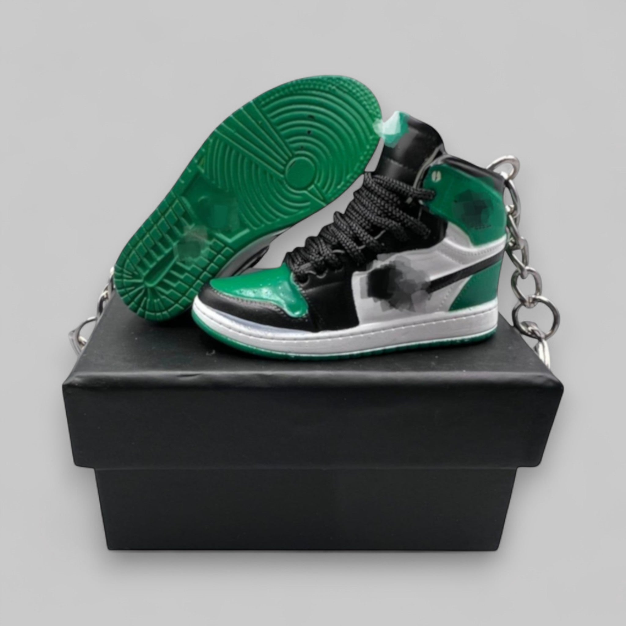 1:6 Scale Mini Sneaker – Doll Wear or Keychain - "Pine Green"