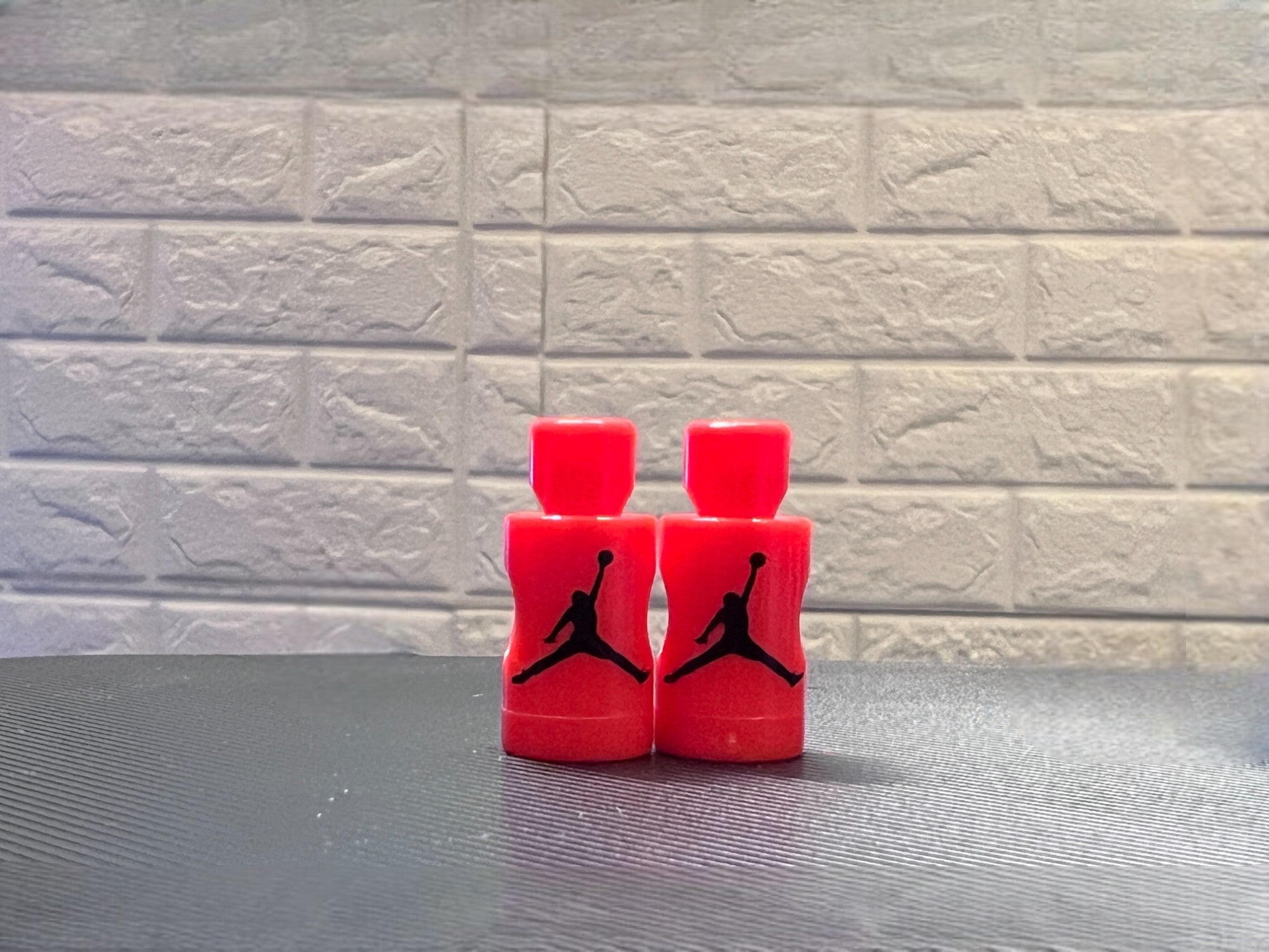 Replacement Jordan Lace Locks (Infrared/Black)(Not Red)