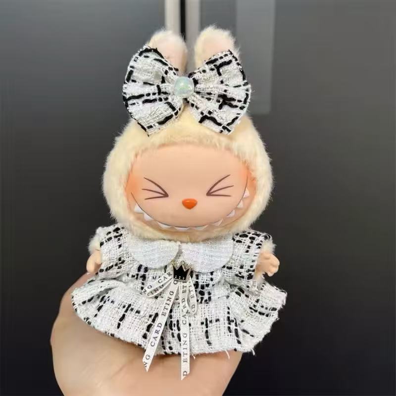White Dress-Popmart Labubu Clothes image 0