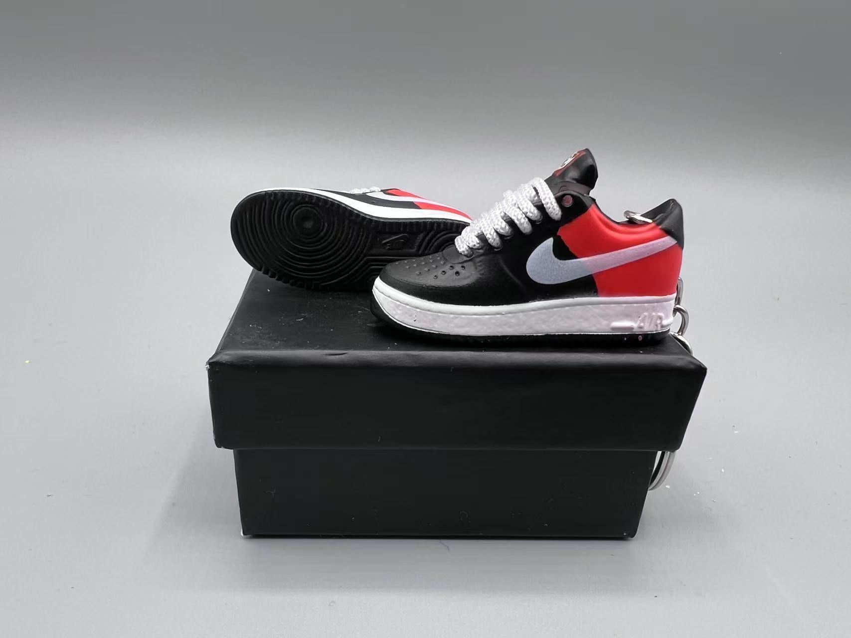 1:6 Scale Mini Sneaker – Doll Wear or Keychain - "Black Kumquat"