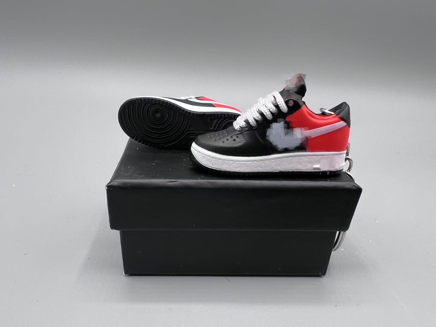 1:6 Scale Mini Sneaker – Doll Wear or Keychain - "Black Kumquat"