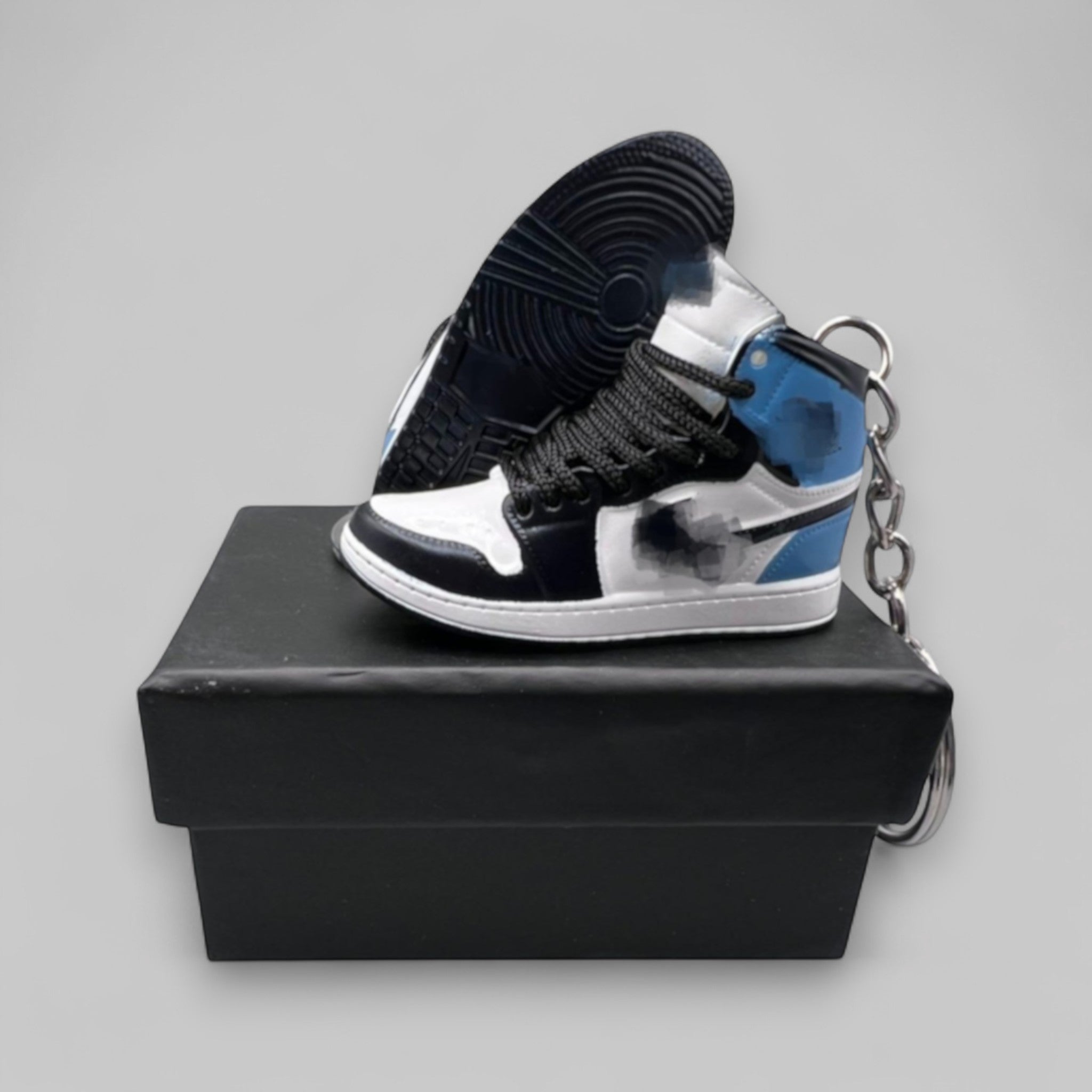 1:6 Scale Mini Sneaker – Doll Wear or Keychain - "Obsidian"