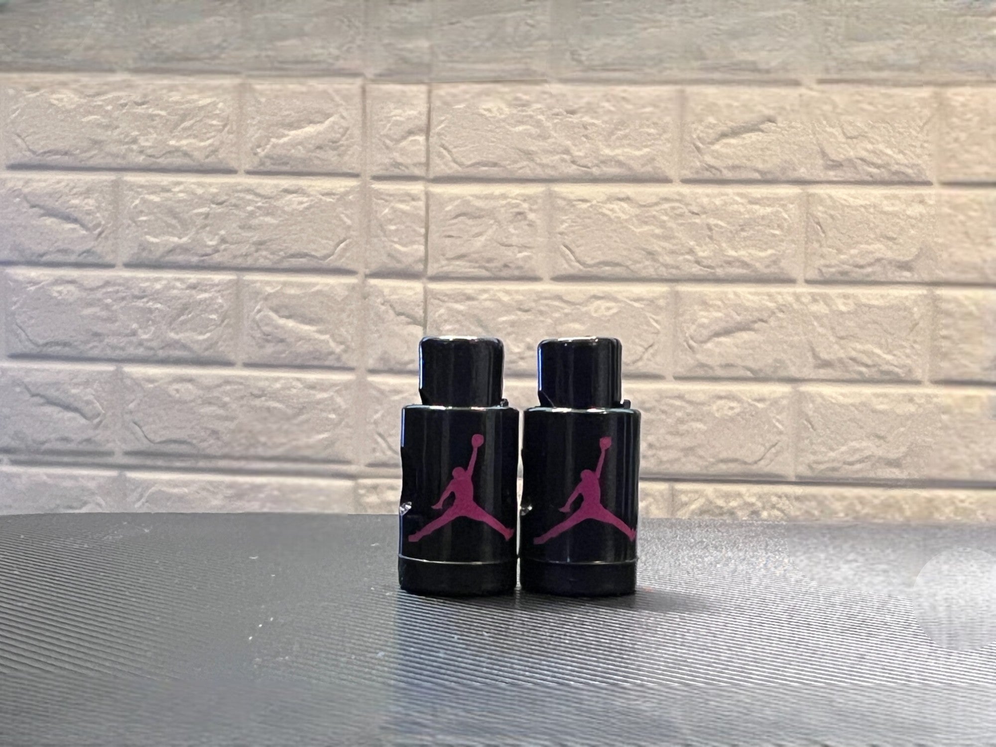 Replacement Jordan Lace Locks (Black/Pink)