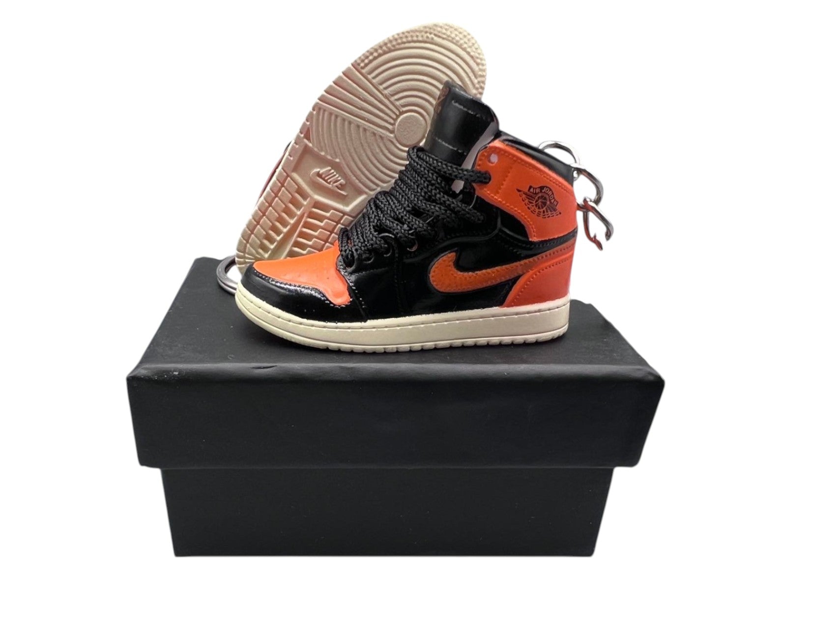 “Shattered Backboard 3.0” AJ1 3D Mini Sneakers-1/6 Scaled Shoes/ Keychains.