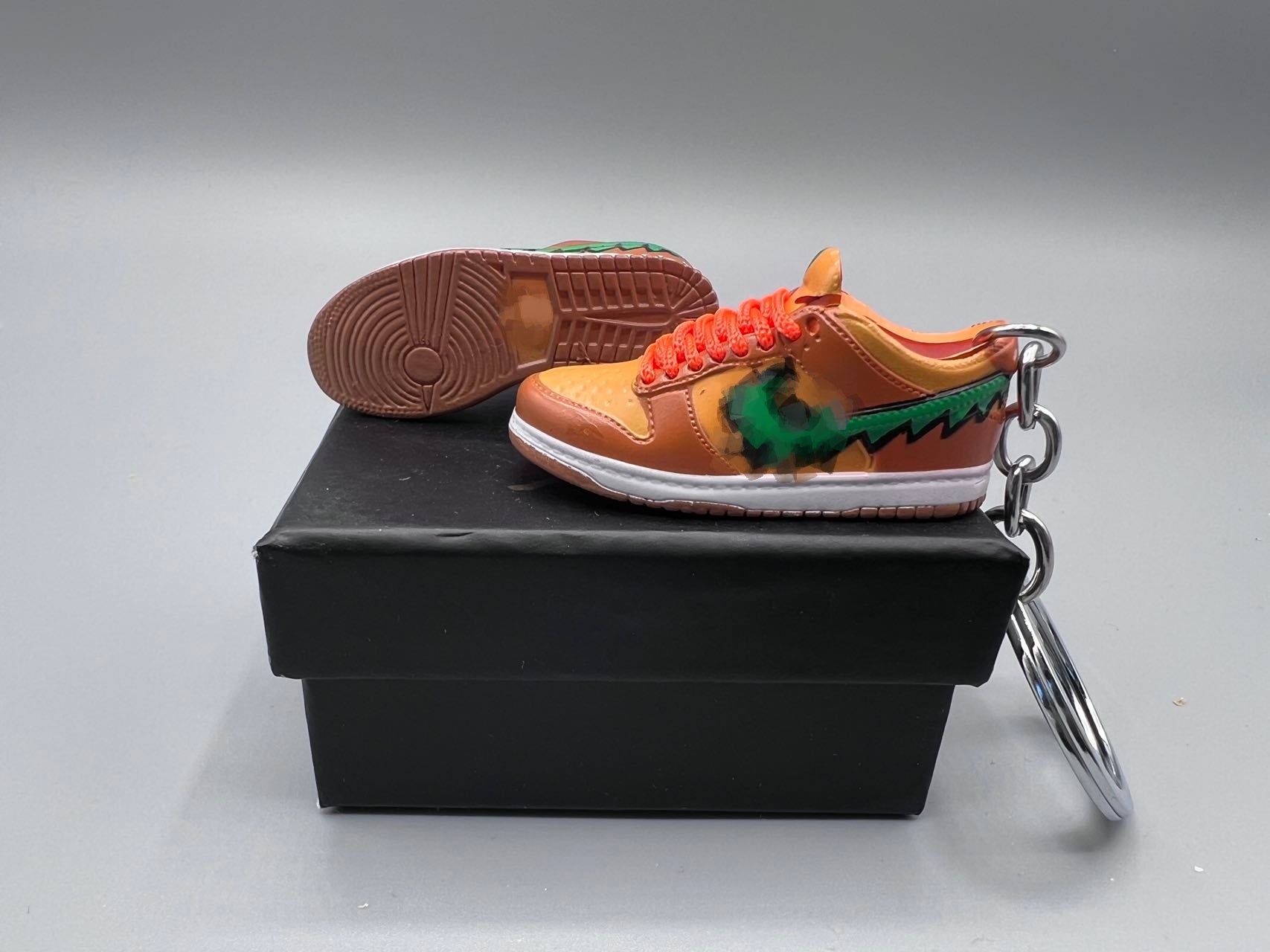1:6 Scale Mini Sneaker – "Orange Bear Style"