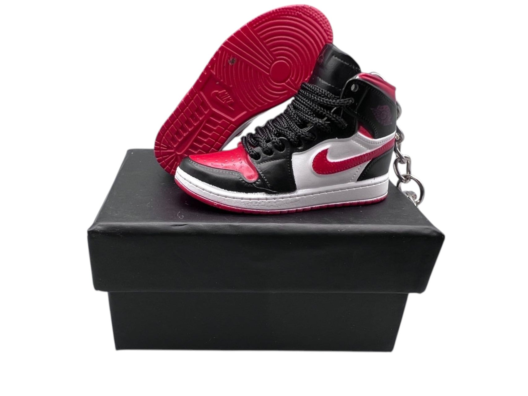 【Mid Bred Toe】Jordan 1 Shoe Keychain image 0