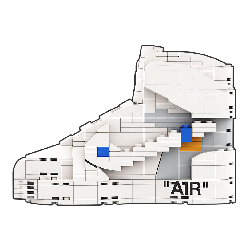 "Off-White Europe" Inspired Air Jordan 1 Bricks / Building Blocks Set