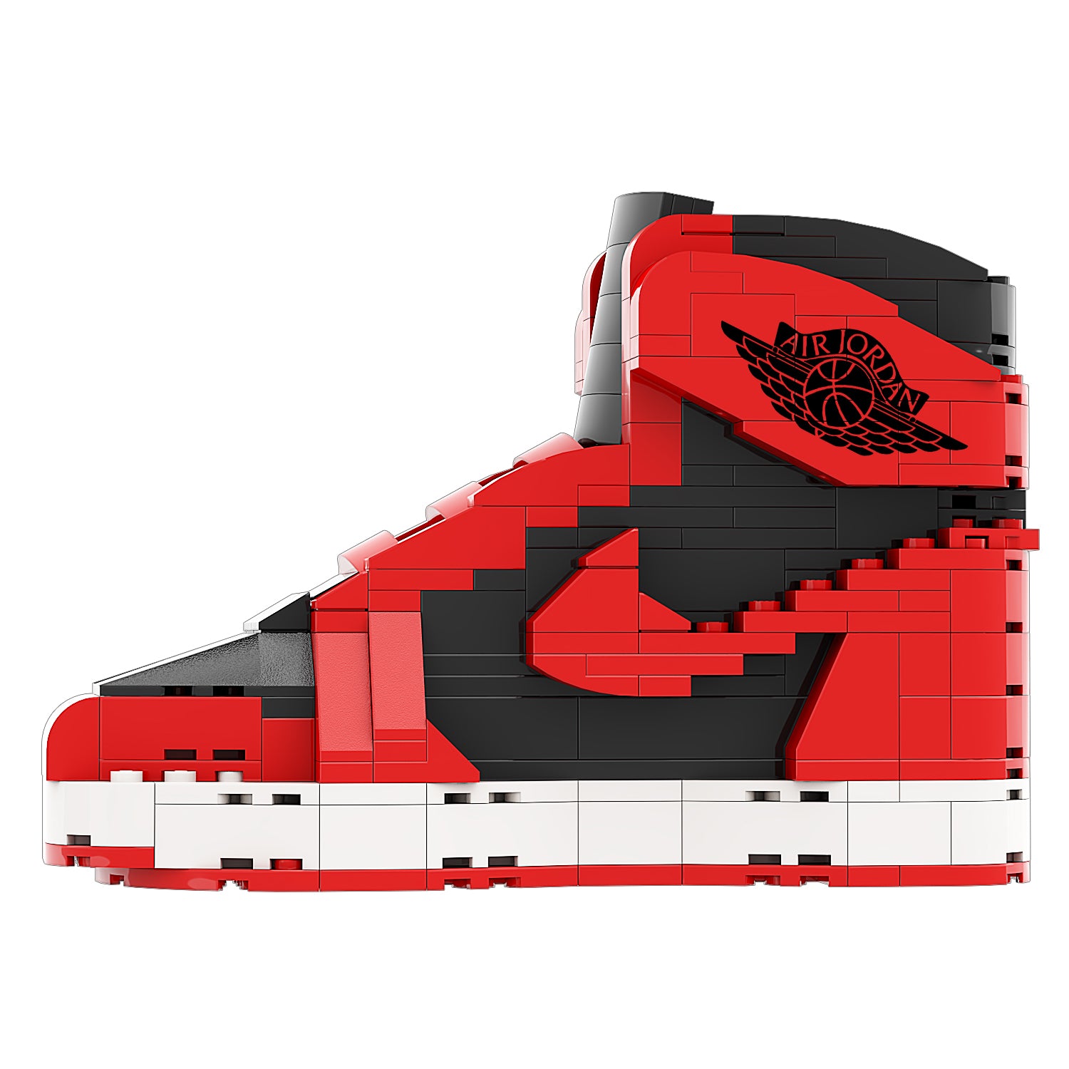 "85 OG Varsity Red" Inspired Air Jordan 1 Bricks / Building Blocks Set