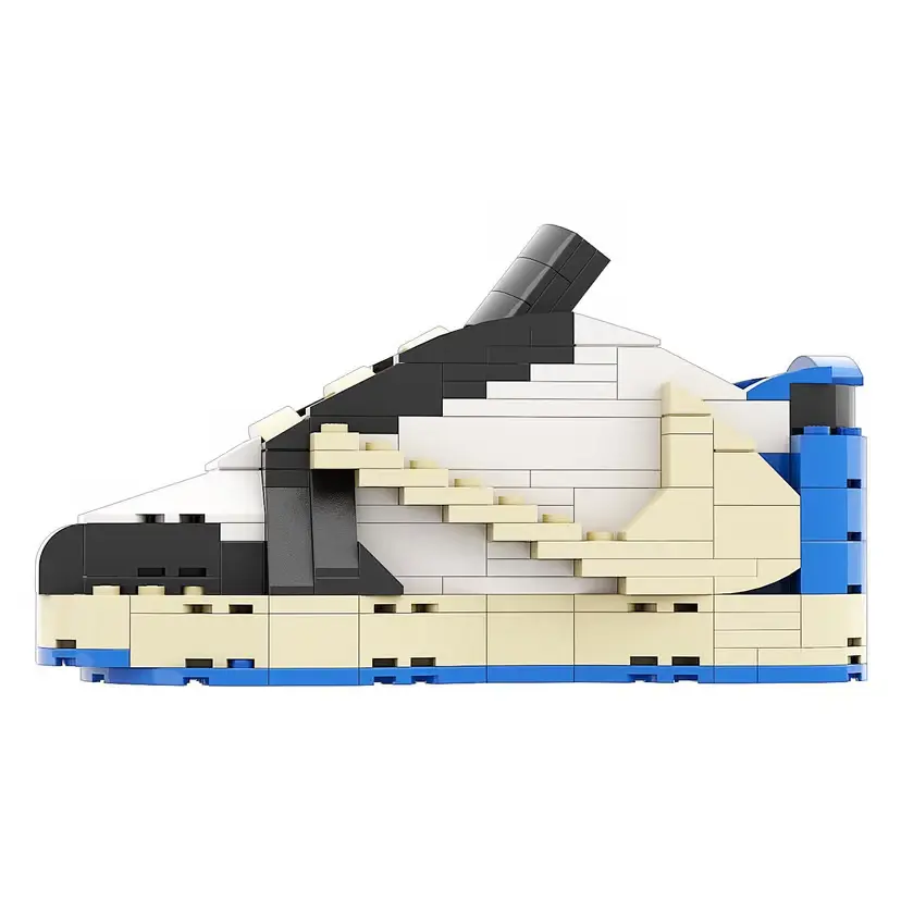 "Travis Scott Fragment Low" Inspired Air Jordan 1 Bricks / Building Blocks Set