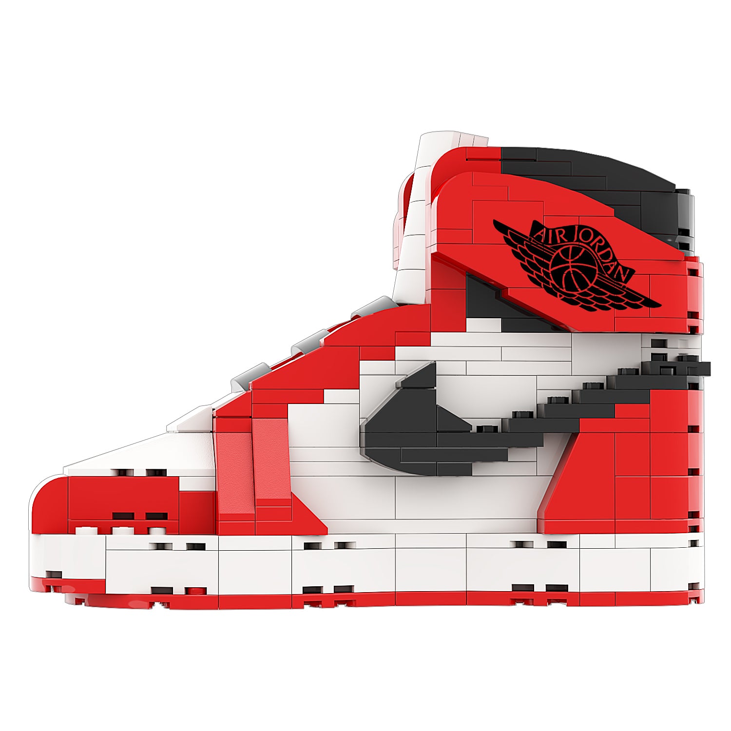 "Chicago" Inspired Air Jordan 1 Bricks / Building Blocks Set