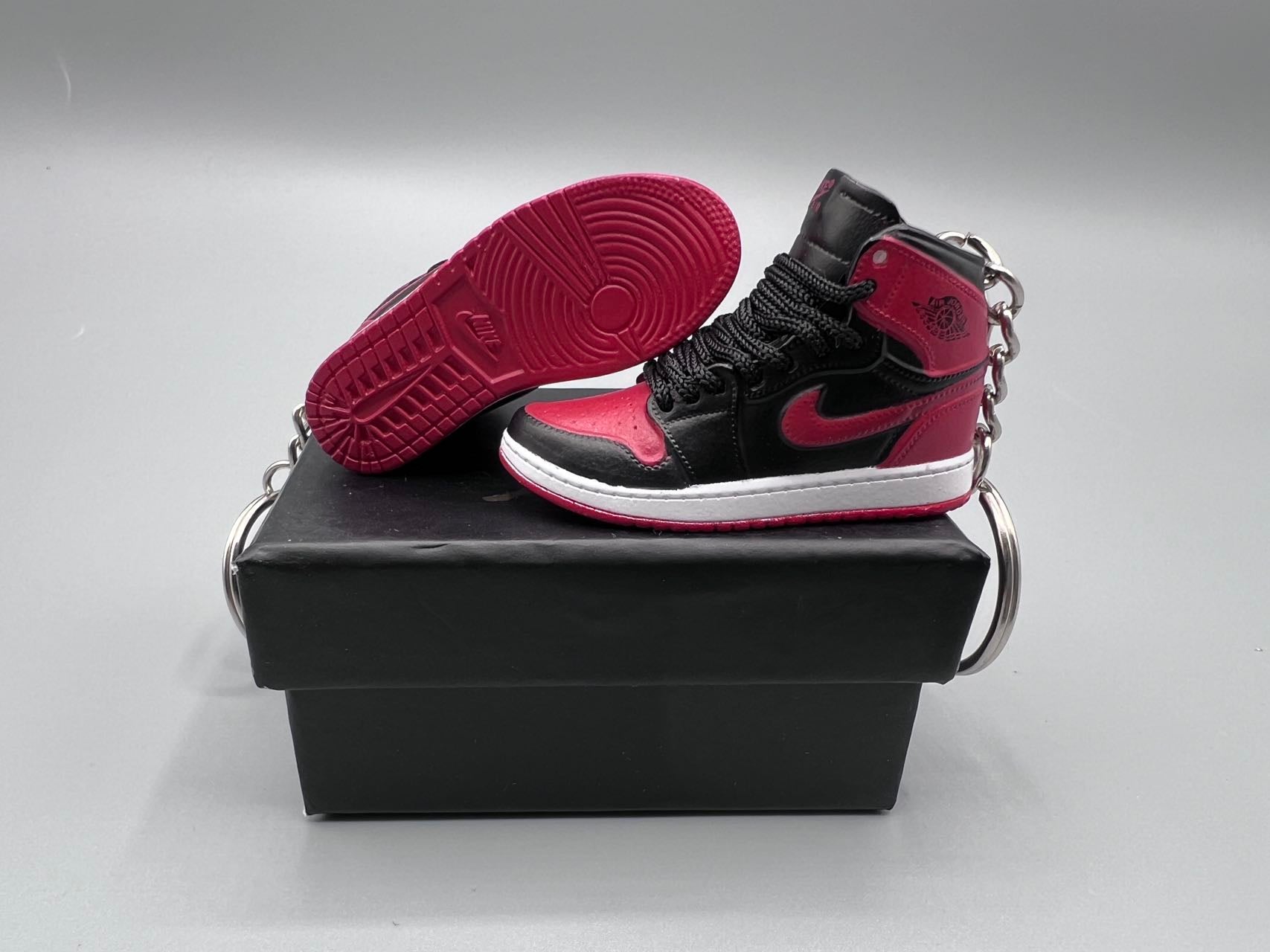 Artist Edition: AJ1 Bred Toe Sneaker Bricks