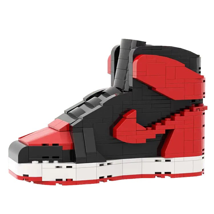 【Bred】Air Jordan 1 Bricks/Building Blocks/None Lego But Compatible image 1